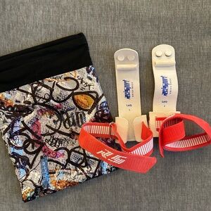 Reisport Gymnastics Grips with Red Straps, like new